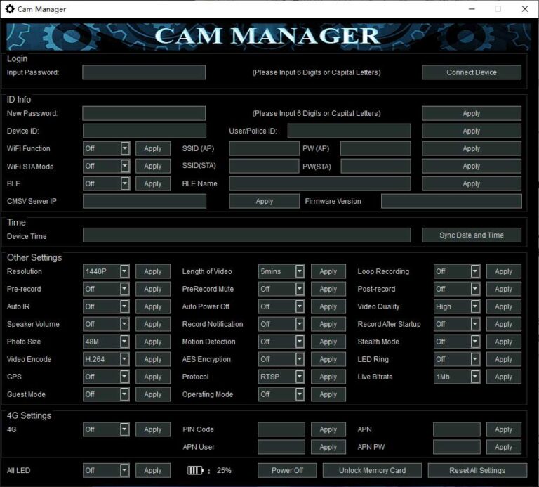 Cam-manager-software-for-body-cam-and-helmet-camera-from-NOVESTOM