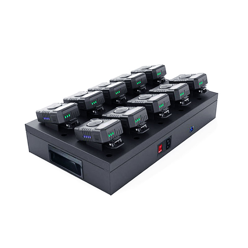 NVS10-A 10ports docking station for 10 body cam to manage data