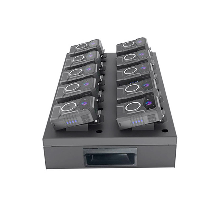 NVS10-A 10ports docking station for 10 body worn cam and DEMS to manage video