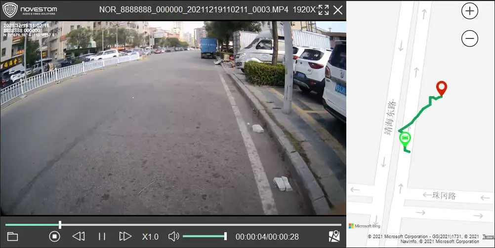 body worn camera and military tactical helmet camera how to play AES256 encryption video.