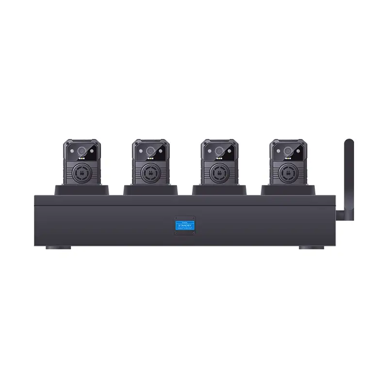 NVS10-S body worn camera docking station, World leading body worn camera solution, 4G network live streaming body worn camera, 5G AI intelligent body worn camera, Personal safety body worn camera, Organize and schedule body worn cameras,